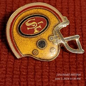 Vintage San Francisco 49er's Pin Lapel Pin Hat Pin